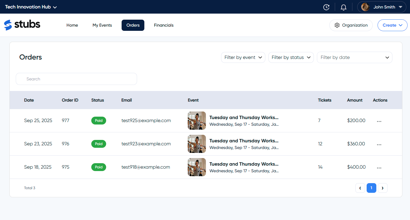 Order Management