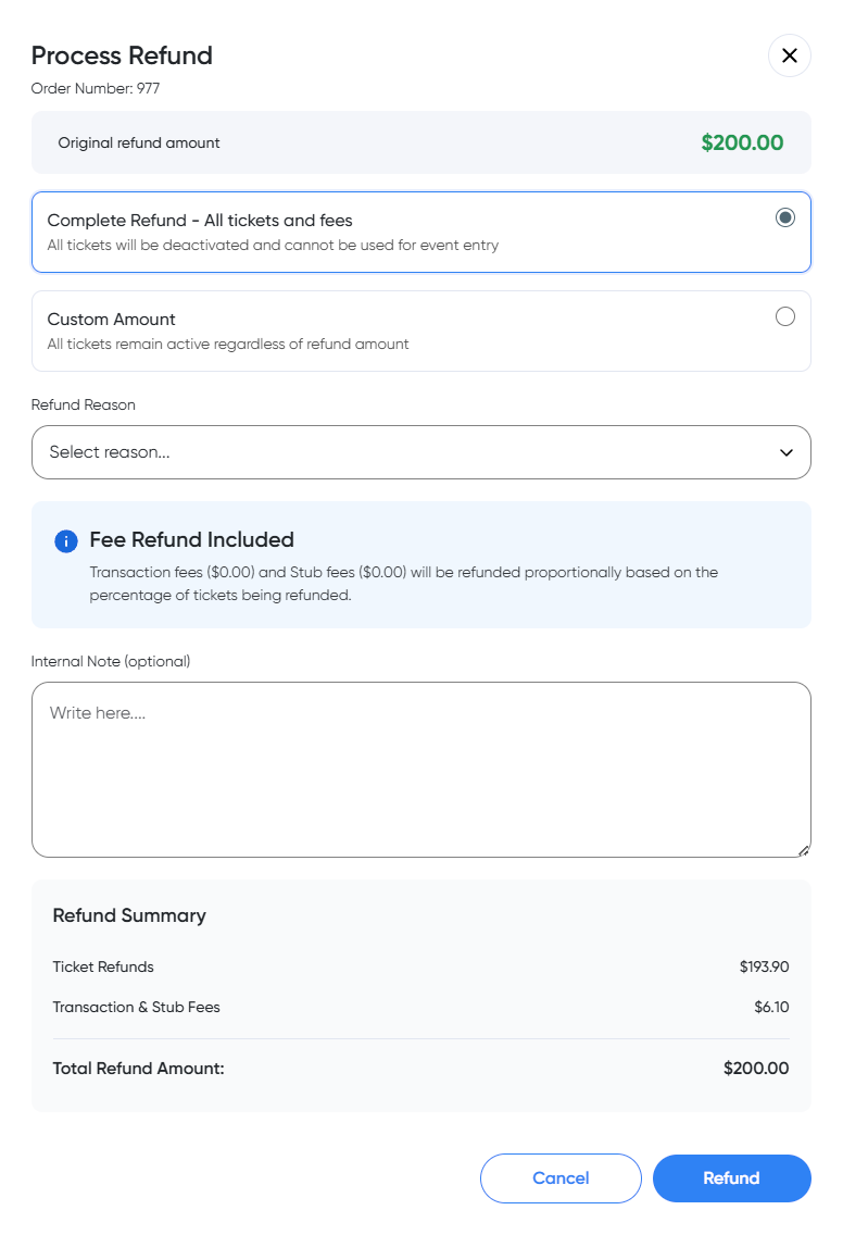 Refund Management